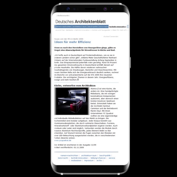 Screenshot Deutsches Architektenblatt