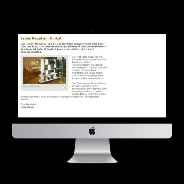 Screenshot Schöner Wohnen